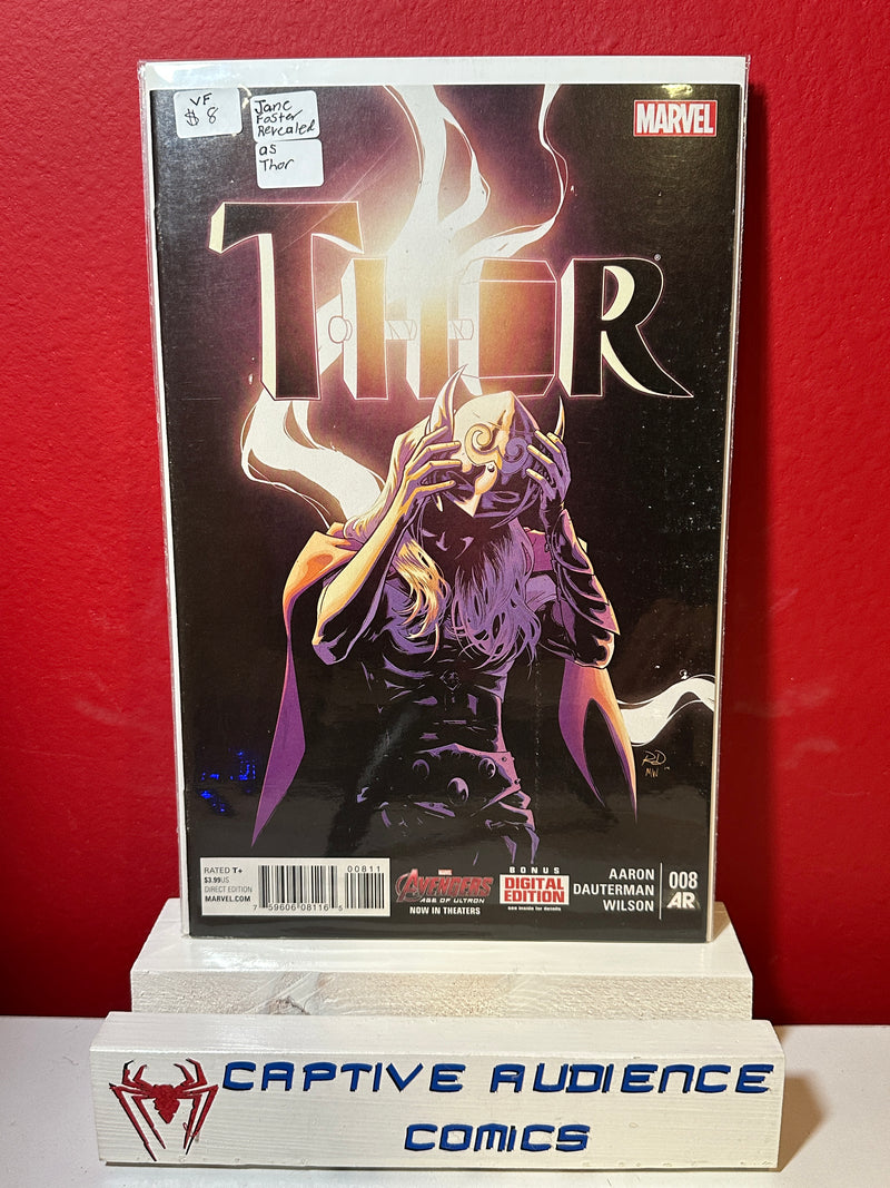 Thor, Vol. 4 #8 - Jane Foster Revealed as Thor - VF