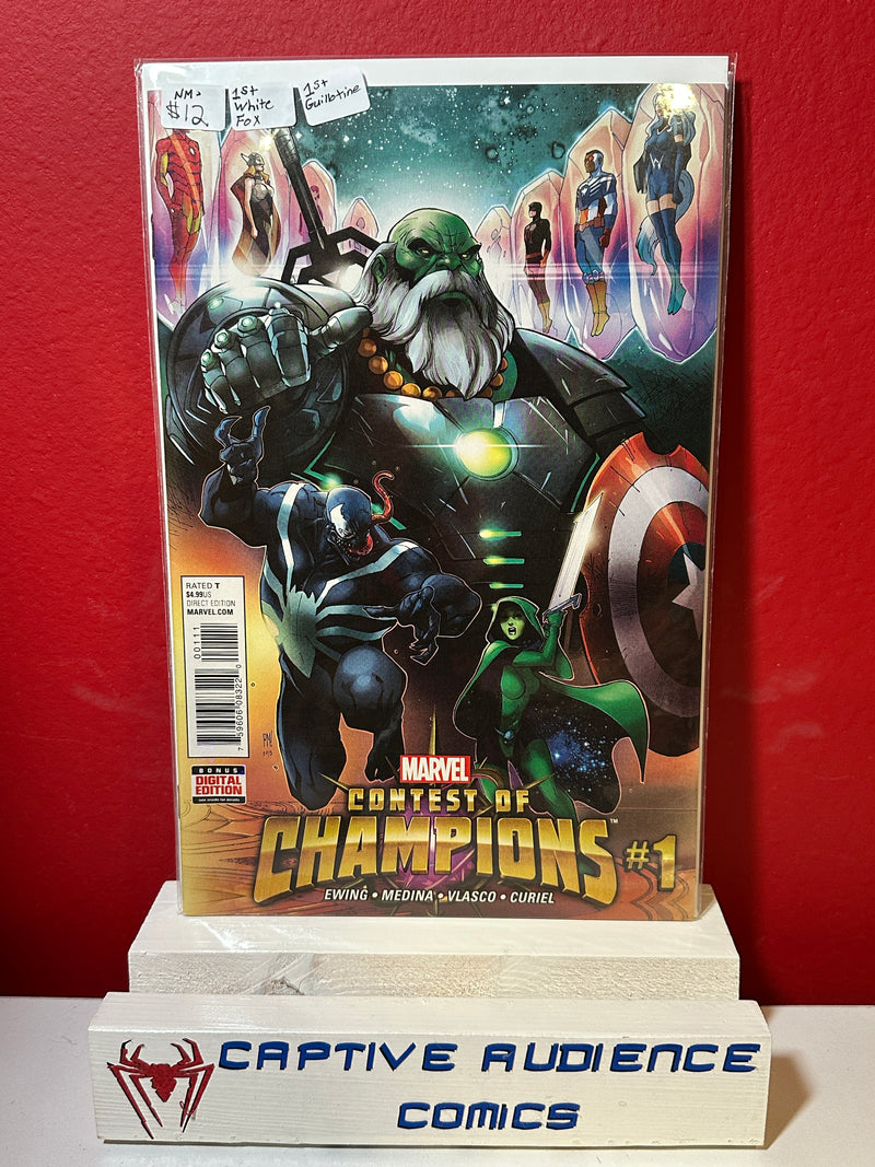 Contest of Champions #1 - 1st White Fox - 1st Guilotine - NM-