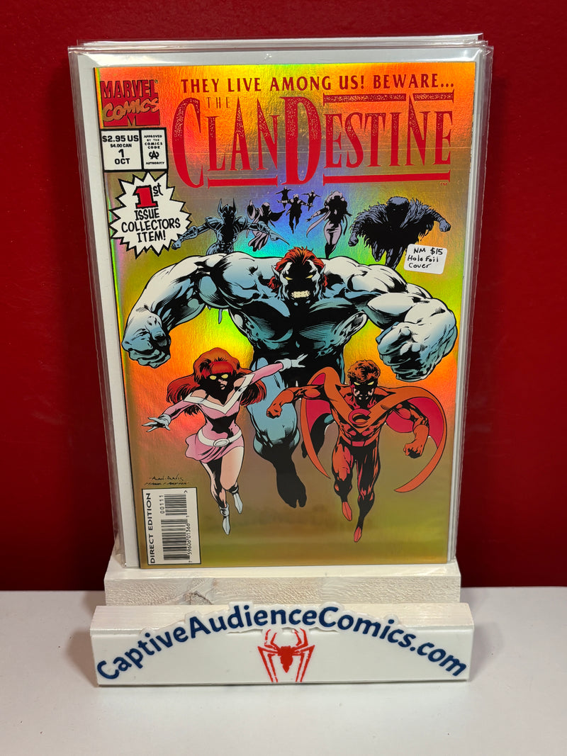 Clandestine, The Vol. 1 #1 - Holo Foil Cover - NM