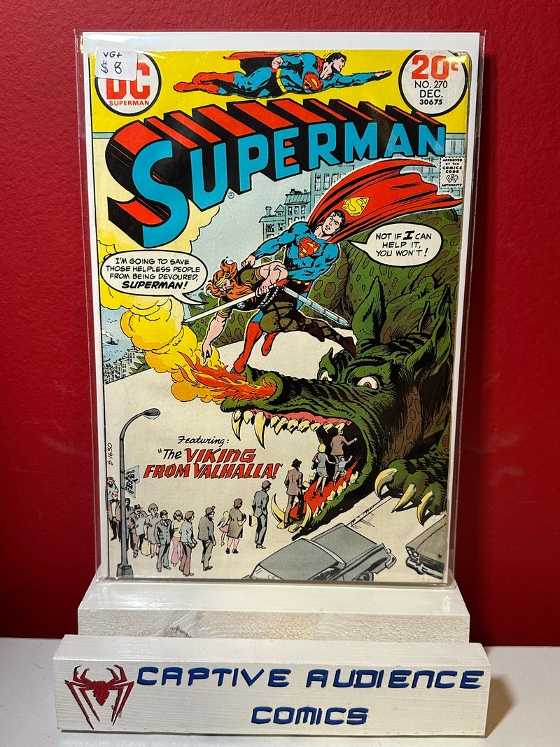 Superman, Vol. 1 #270 - VG+