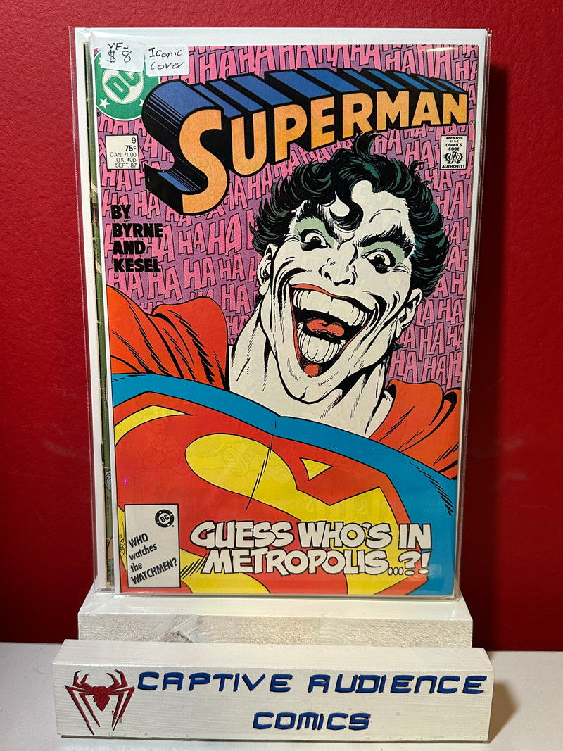 Superman, Vol. 2 #9 - Iconic Cover - VF-