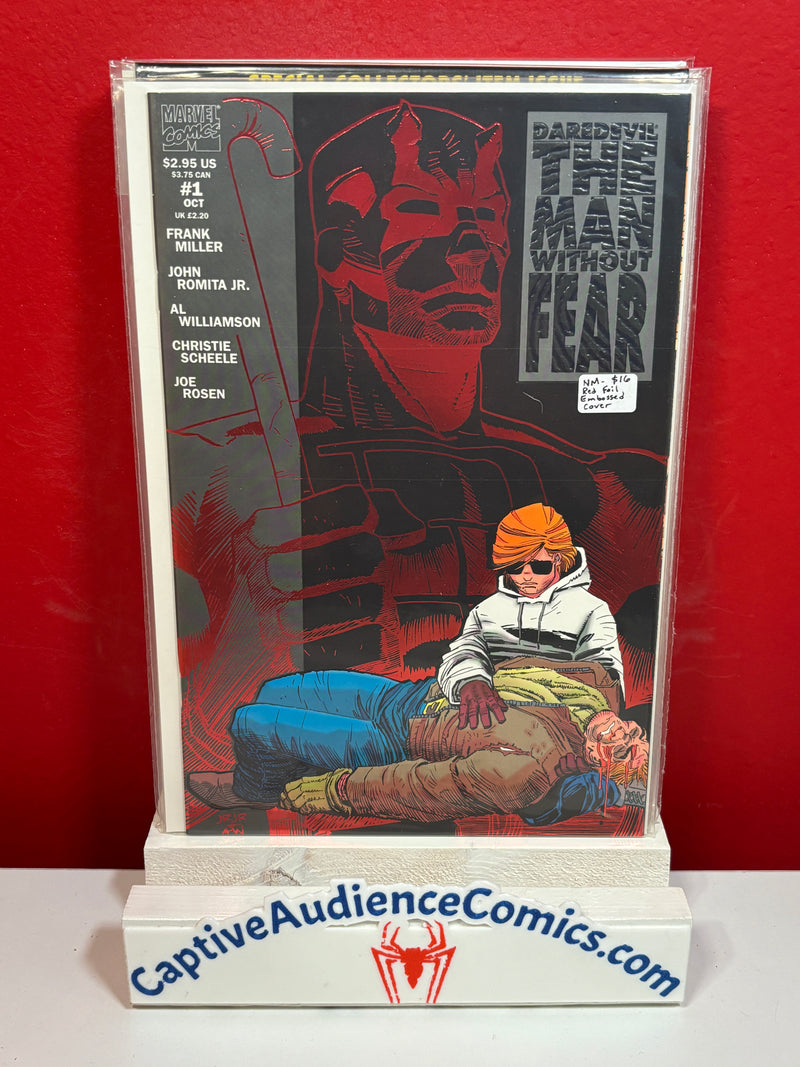 Daredevil: The Man Without Fear #1 - Red Foil Embossed Cover - NM-