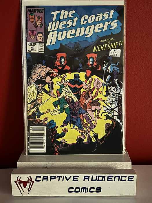 West Coast Avengers, The Vol. 2 #40 - Newsstand Variant - VF