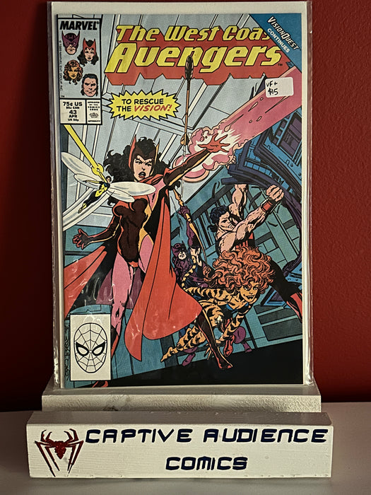 West Coast Avengers, The Vol. 2 #43 - VF+