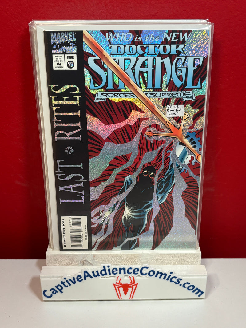 Doctor Strange: Sorcerer Supreme, Vol. 1 #75 - Silver Foil Cover - VF