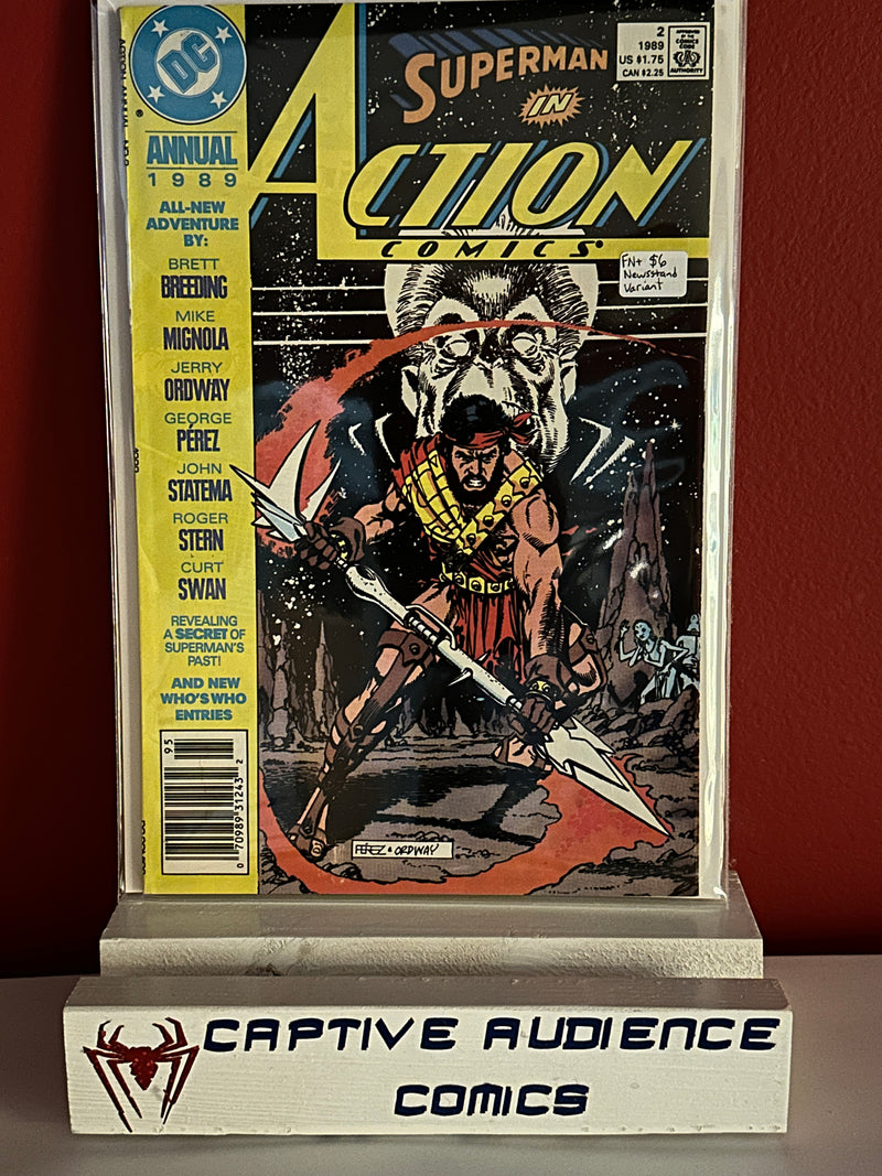 Action Comics, Vol. 1 Annual #2 - Newsstand Variant - FN+
