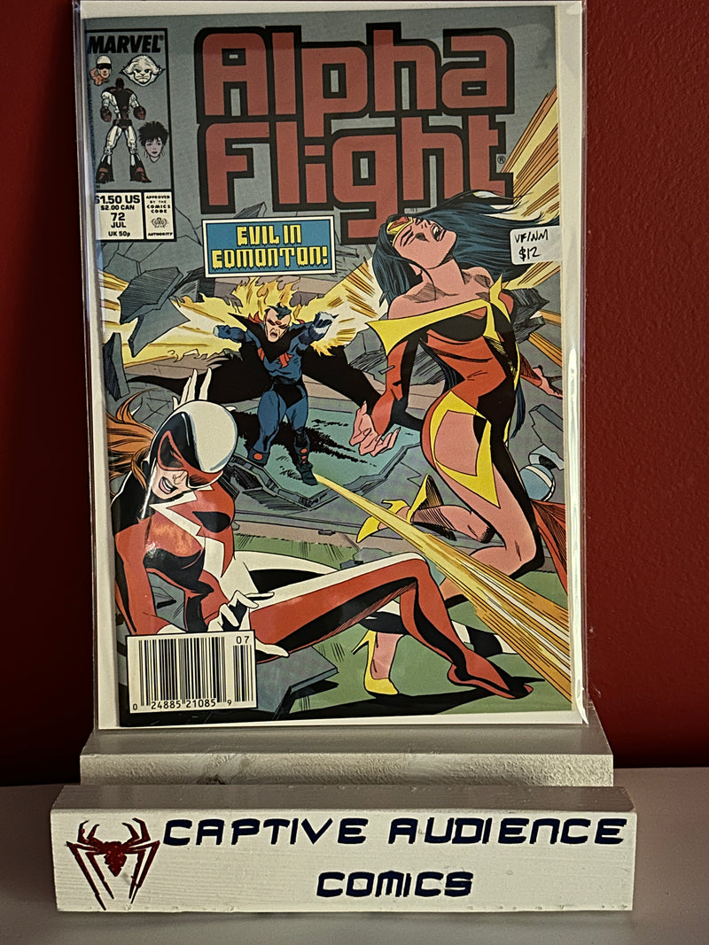 Alpha Flight, Vol. 1 #72 - VF/NM