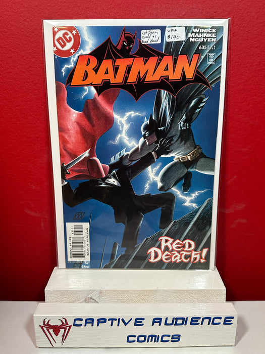 Batman, Vol. 1 #635 - 1st Jason Todd as Red Hood - VF+