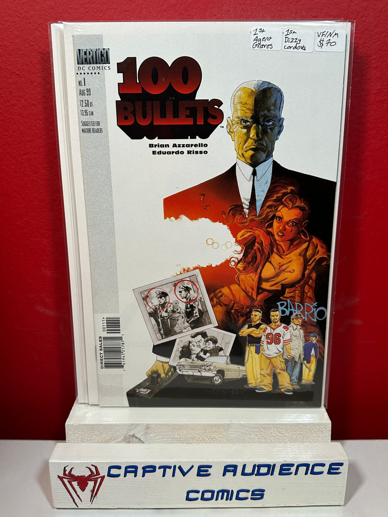 100 Bullets #1 - 1st Agent Graves - 1st Dizzy Cordova - VF/NM