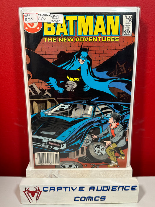 Batman, Vol. 1 #408 - Newsstand CPV - Jason Todd Origin - VF+