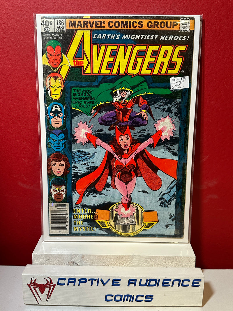 Avengers, The Vol. 1 #186 - Newsstand Variant - 1st Chthon - VG-