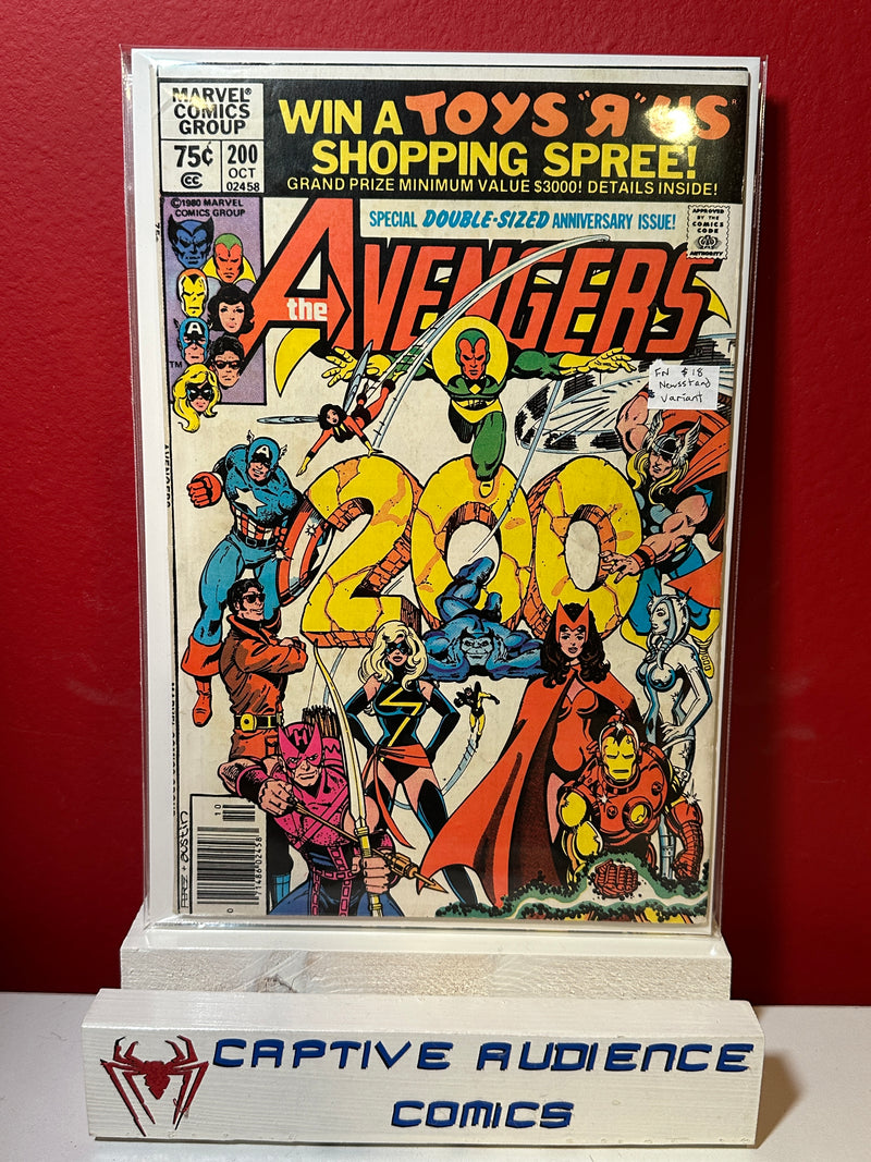 Avengers, The Vol. 1 #200 - Newsstand Variant - FN