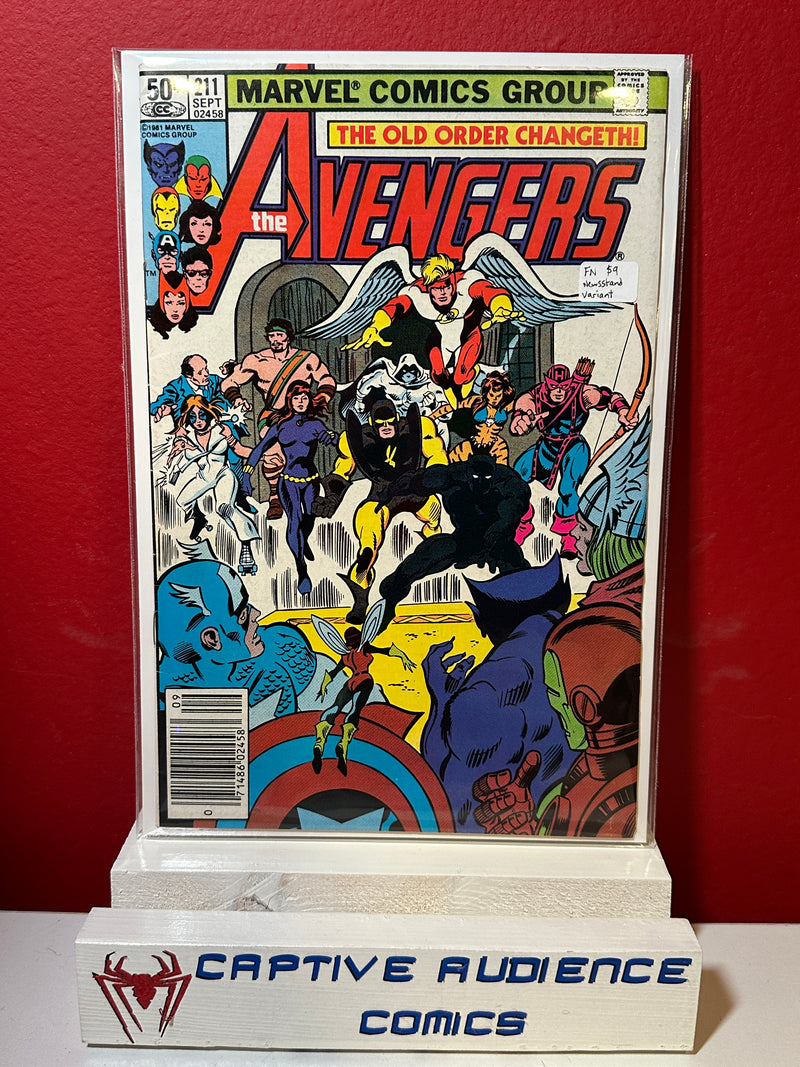 Avengers, The Vol. 1 #211 - Newsstand Variant - FN
