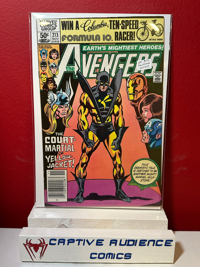 Avengers, The Vol. 1 #213 - Newsstand Variant - VF-