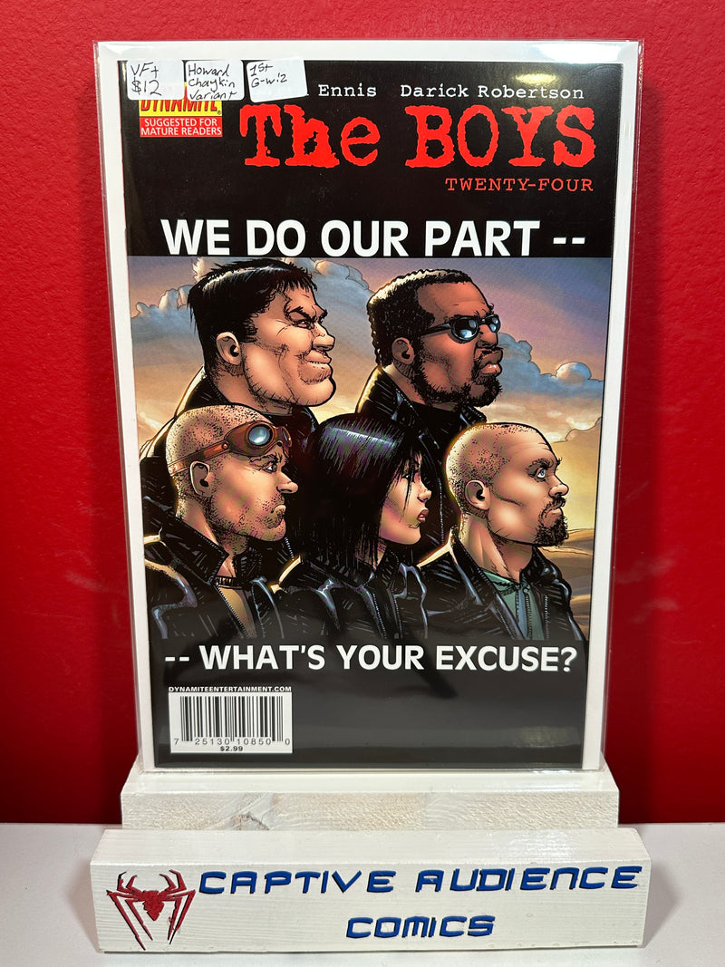 Boys, The #24 - Howard Chaykin Variant - 1st G-W!2 - VF+
