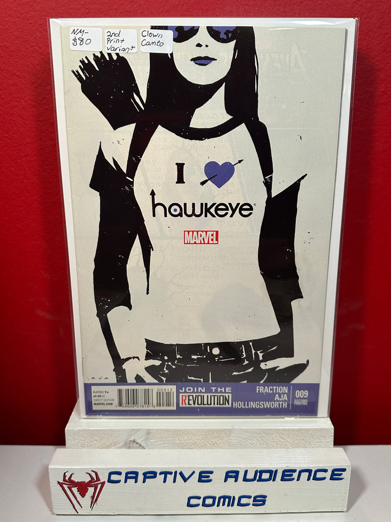 Hawkeye, Vol. 4 #9 - 2nd Print Variant - Clown Cameo - NM-