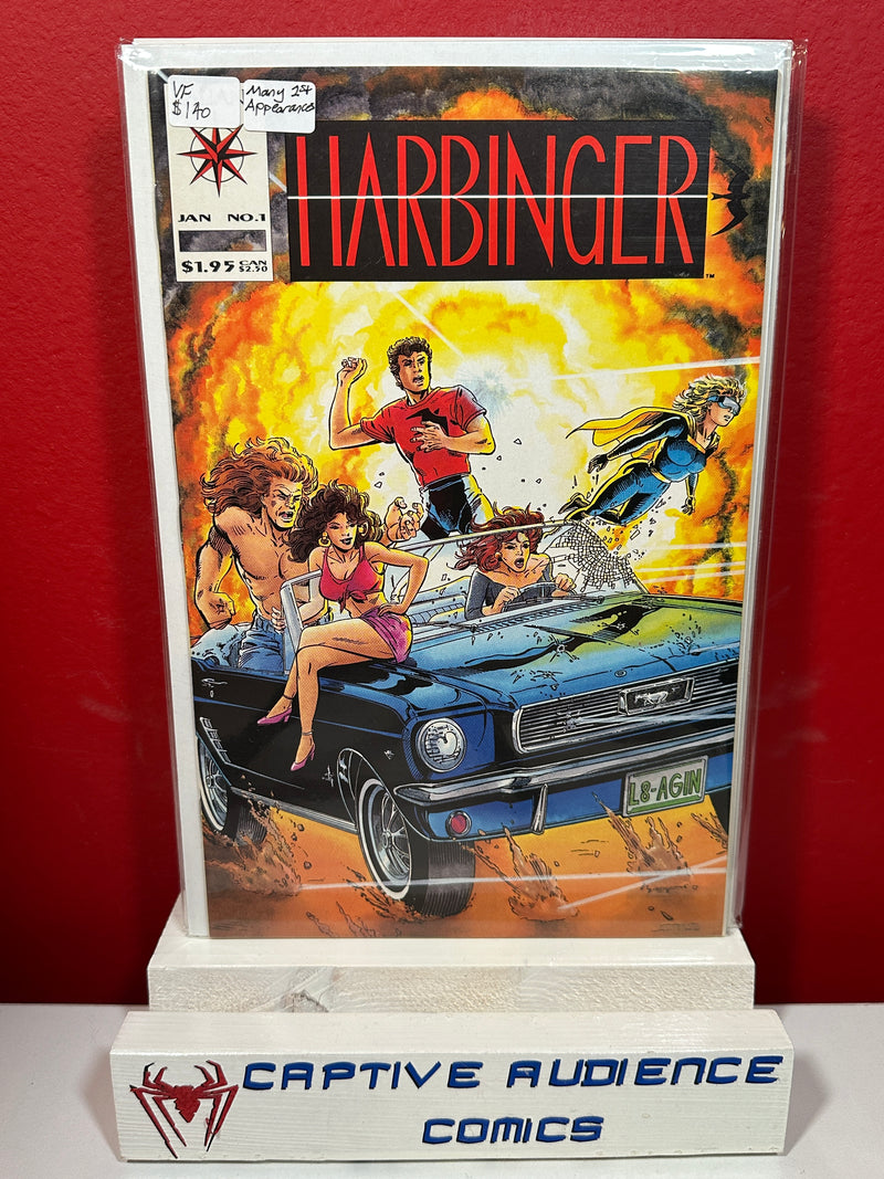 Harbinger, The Vol. 1 #1 - Many 1st Appearances - VF