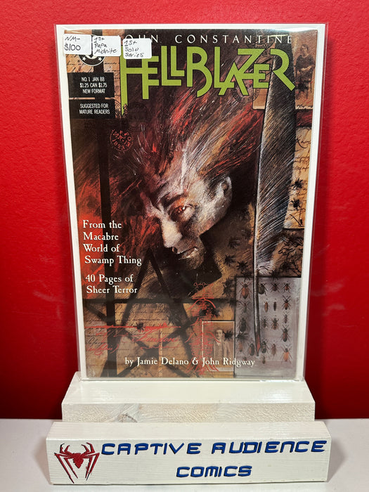 Hellblazer, Vol. 1 #1 - 1st Papa Midnite - 1st Solo Series - NM-