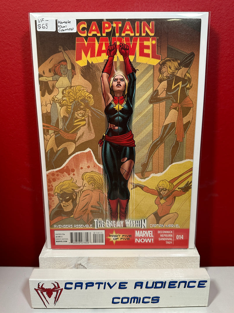 Captain Marvel, Vol. 8 #14 - Kamala Khan Cameo - VF-