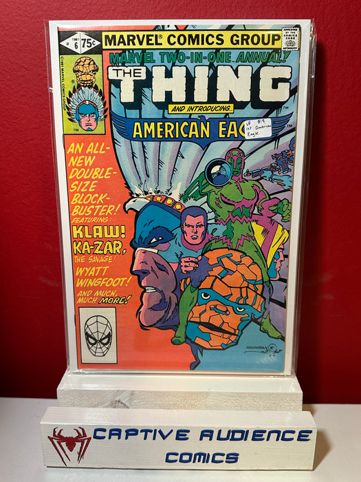 Marvel Two-in-One Annual #6 - 1st American Eagle - VF