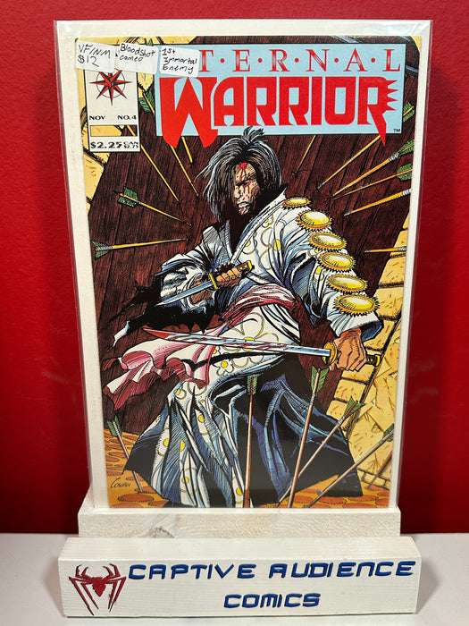 Eternal Warrior #4 - Bloodshot Cameo - 1st Immortal Enemy - VF/NM