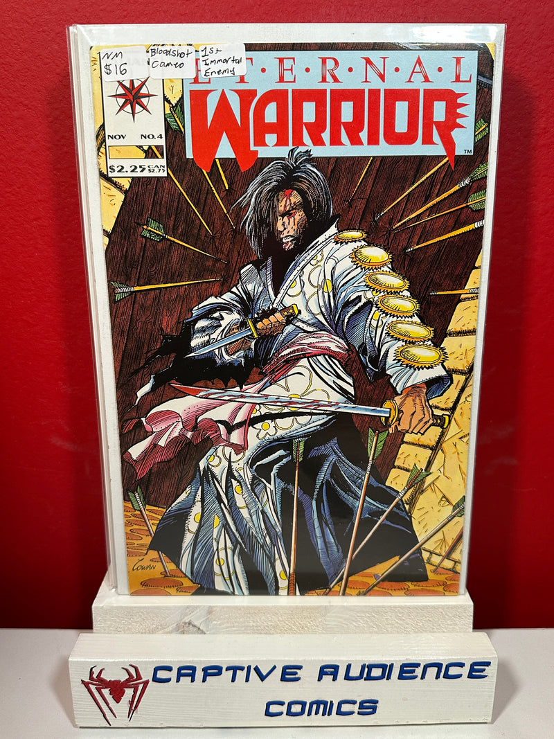 Eternal Warrior #4 - Bloodshot Cameo - 1st Immortal Enemy - NM