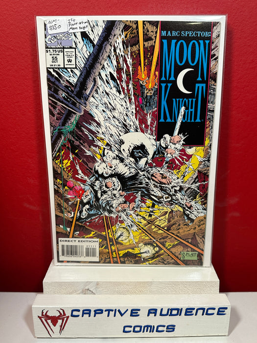Marc Spector: Moon Knight #55 - 1st Platt Ort on Moon Knight - NM-