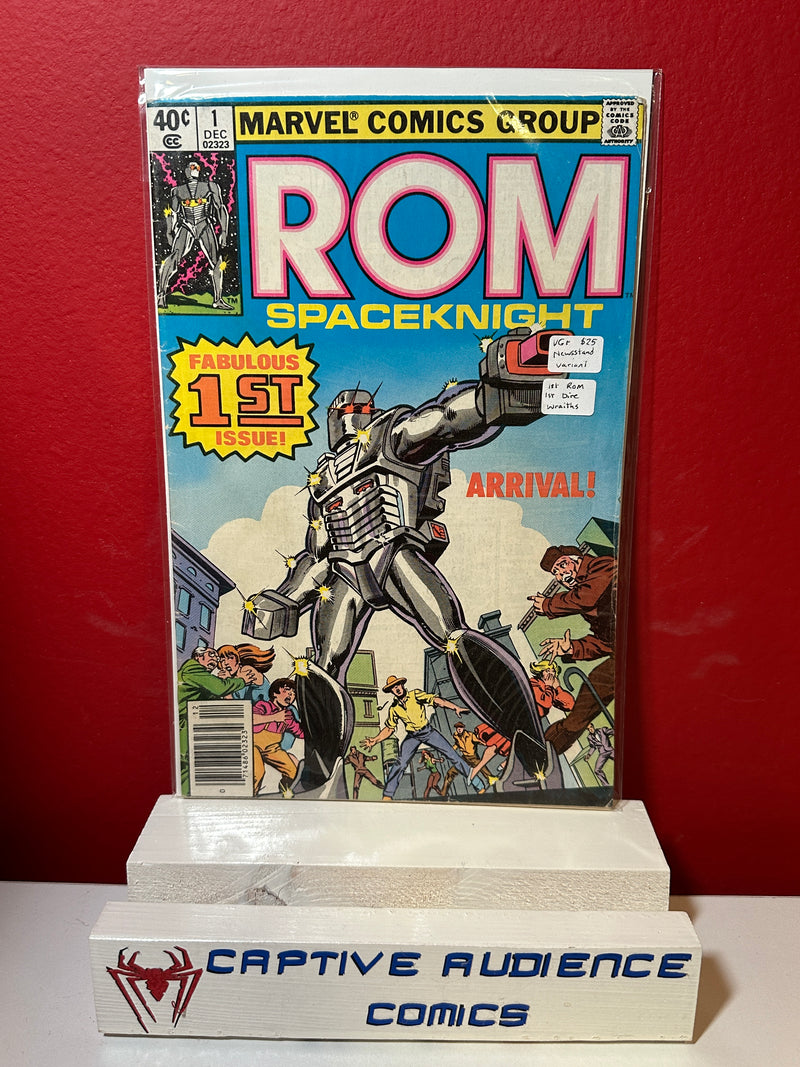 ROM, Vol. 1 #1 - Newsstand Variant - 1st Rom - 1st Dire Wraiths - VG+
