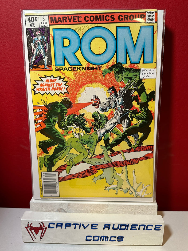 ROM, Vol. 1 #3 - Newsstand Variant - VF-