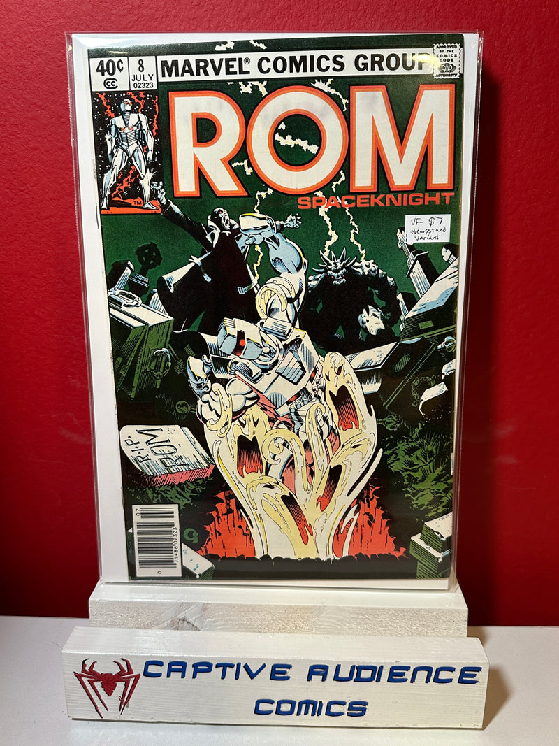 ROM, Vol. 1 #8 - Newsstand Variant - VF-