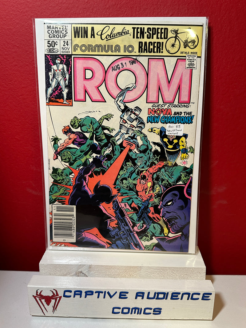 ROM, Vol. 1 #24 - Newsstand Variant - FN+