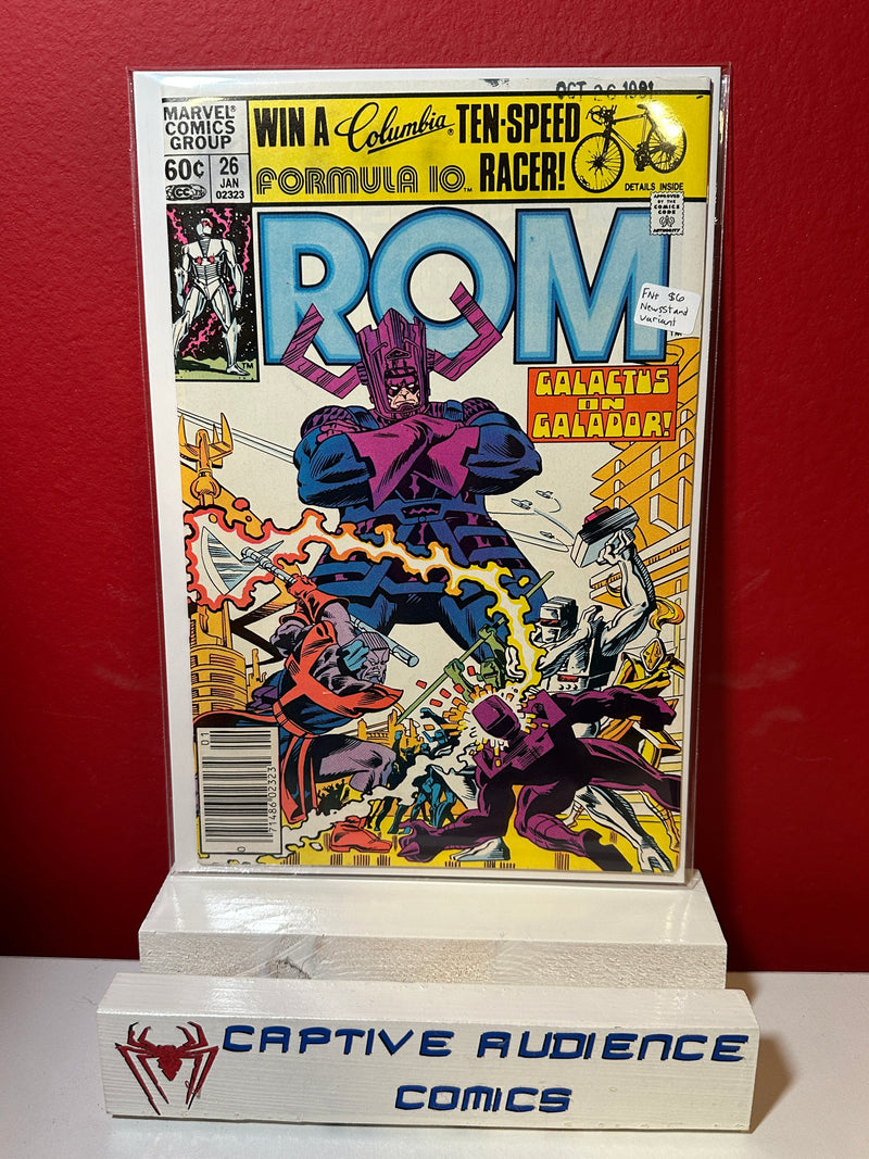 ROM, Vol. 1 #26 - Newsstand Variant - FN+