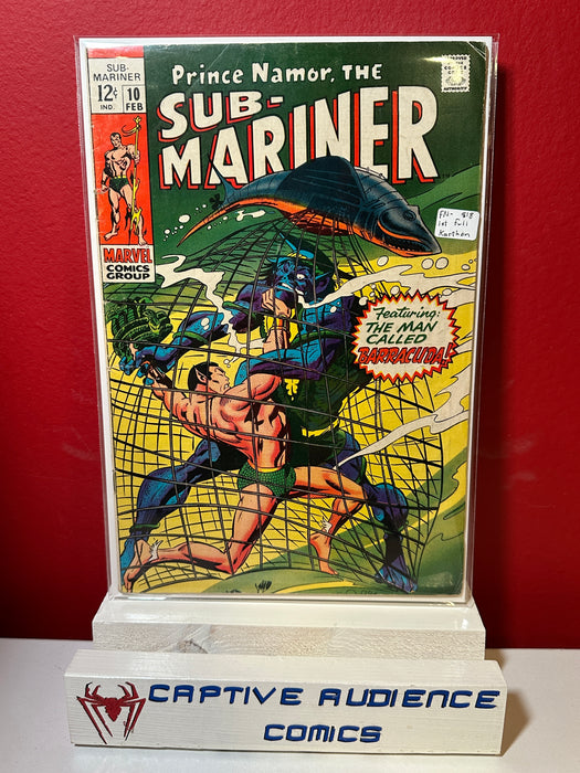 Sub-Mariner, Vol. 1 #10 - 1st Full Karthon - FN-