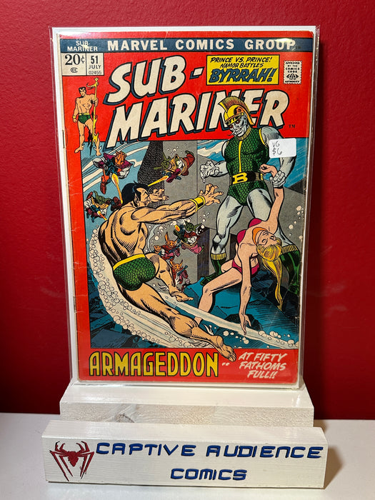 Sub-Mariner, Vol. 1 #51 - VG