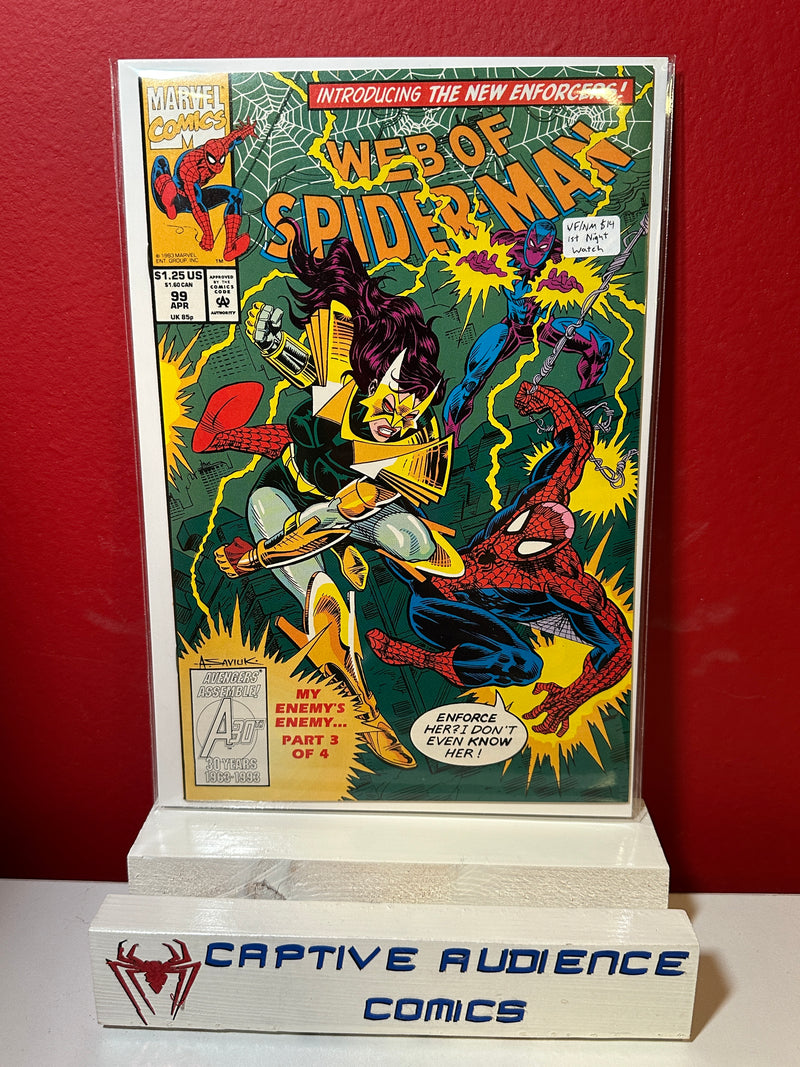 Web of Spider-Man, Vol. 1 #99 - 1st Night Watch - VF/NM