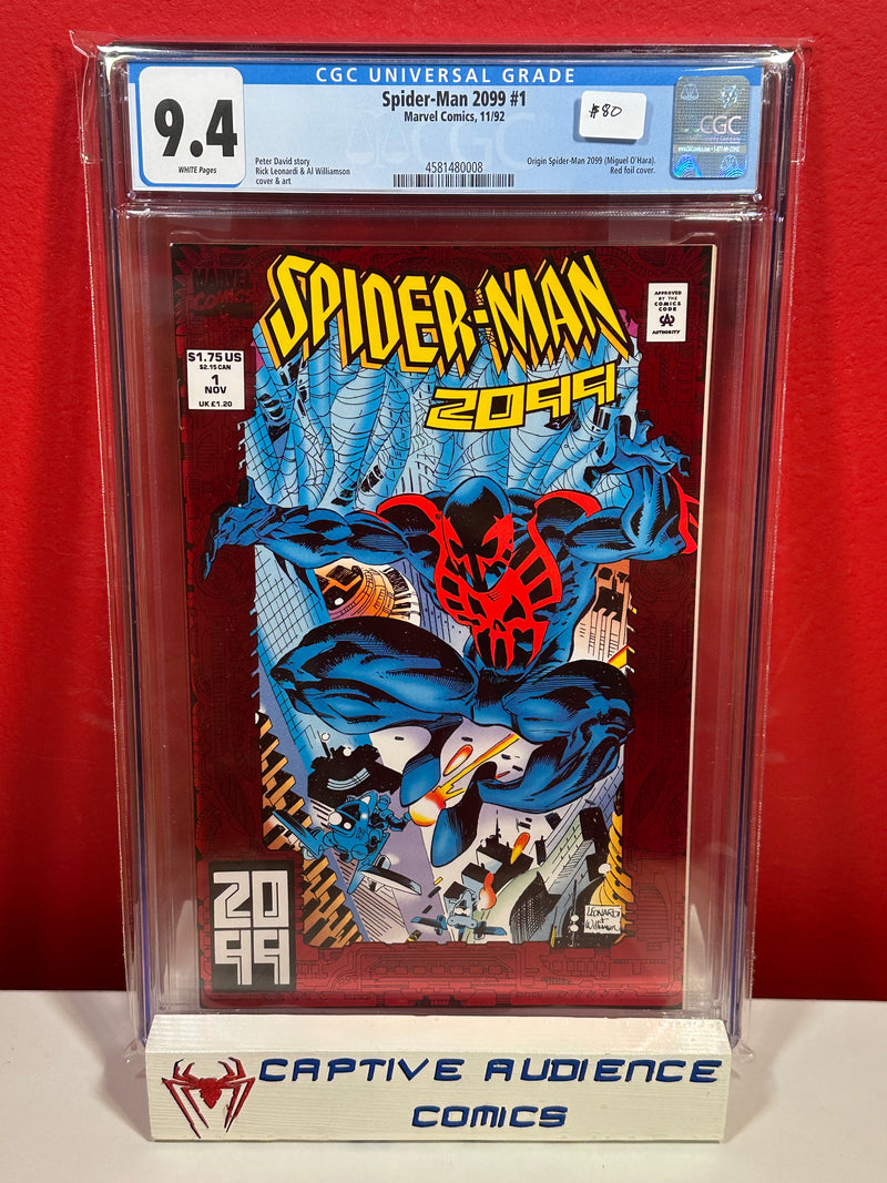 Spider-Man 2099, Vol. 1 #1 - CGC 9.4