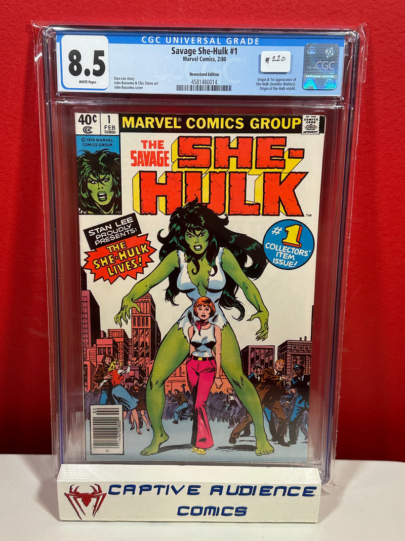 Savage She-Hulk, The #1 - 1st She-Hulk - CGC 8.5