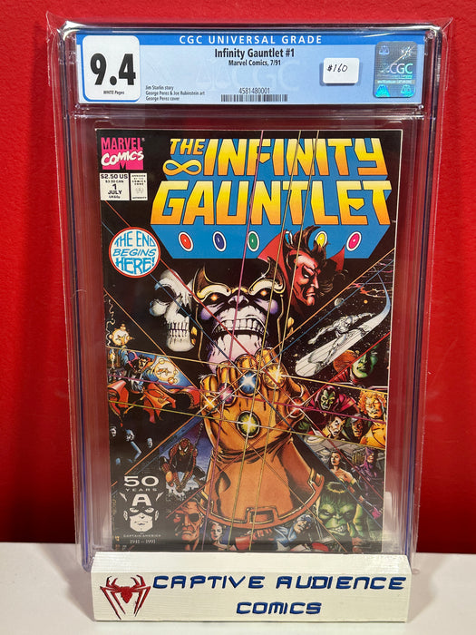 Infinity Gauntlet, Vol. 1 #1 - CGC 9.4