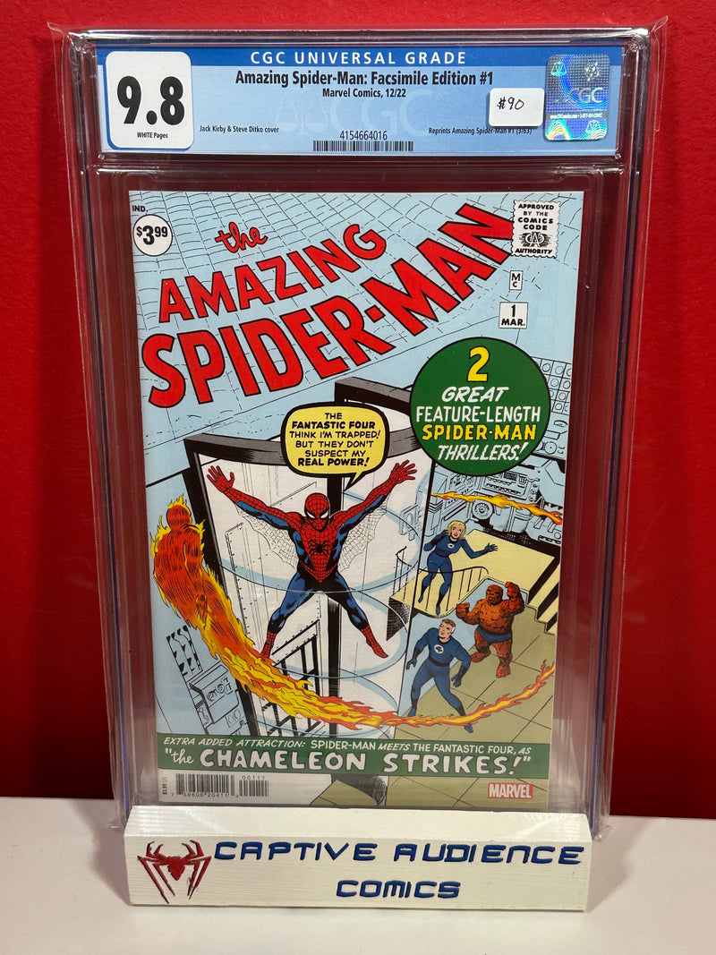 Amazing Spider-Man, The Vol. 1 #1 -Facsimile Edition - CGC 9.8