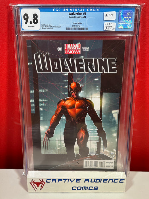 Wolverine #1 - Variant Edition - 1:50 Opena Variant - CGC 9.8