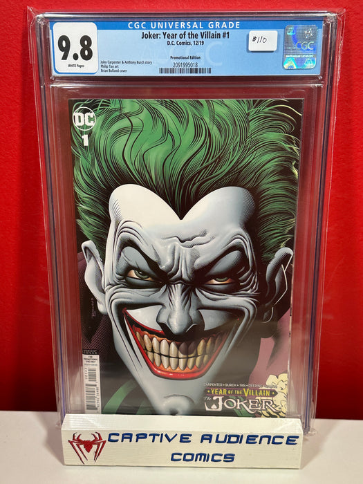Joker: Year of the Villain #1 - Promotional Edition - CGC 9.8