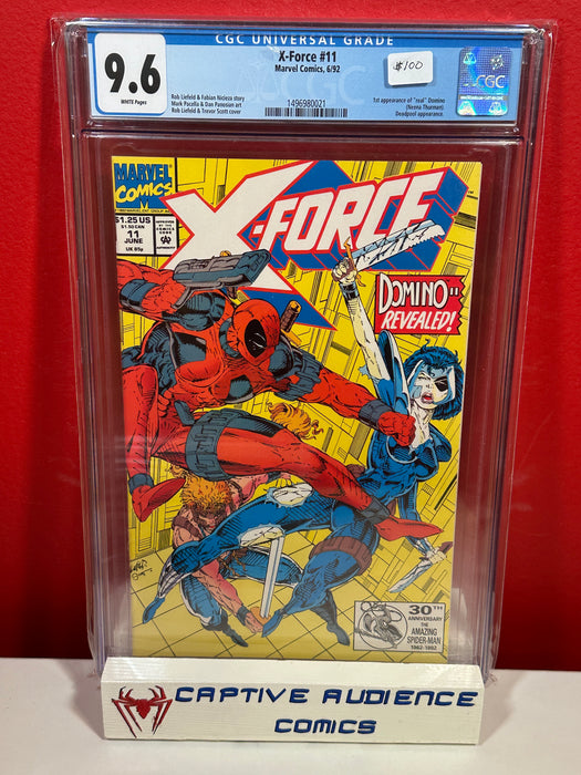 X-Force, Vol. 1 #11 - 1st Appearance of "Real" Domino - CGC 9.6