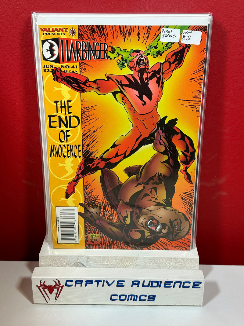 Harbinger, The Vol. 1 #41 - Final Issue - NM