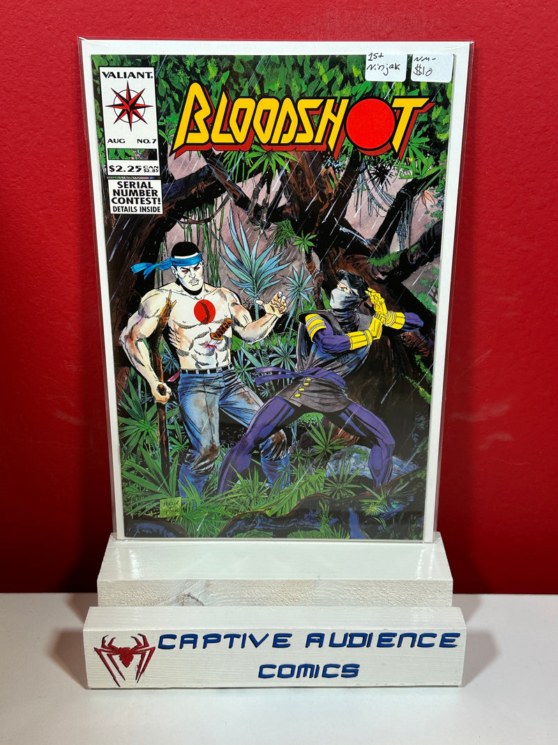 Bloodshot, Vol. 1 #7 - 1st Ninjak - NM-