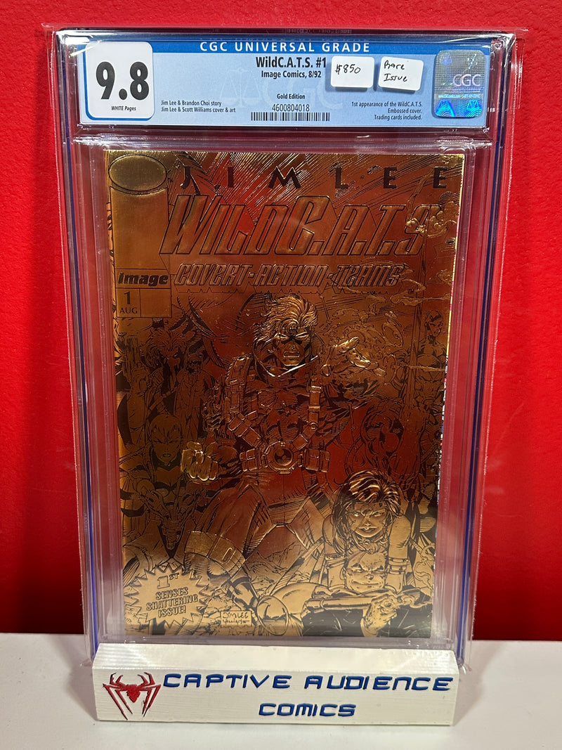 WildC.A.T.S. #1 - 1st WildC.A.T.S. Rare Gold Variant - CGC 9.8