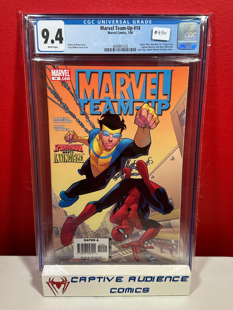 Marvel Team-Up, Vol. 1 #14 - Invincible Appearance - CGC 9.4