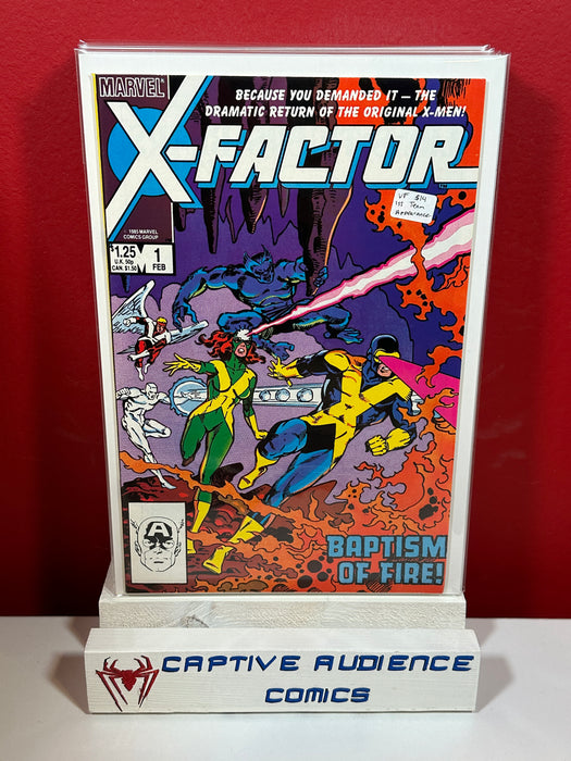 X-Factor, Vol. 1 #1 - 1st Team Appearance - VF