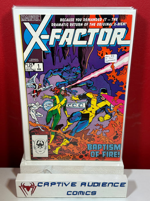 X-Factor, Vol. 1 #1 - 1st Team Appearance - FN+
