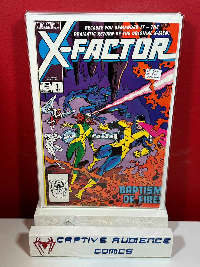 X-Factor, Vol. 1 #1 - 1st Team Appearance - VF-