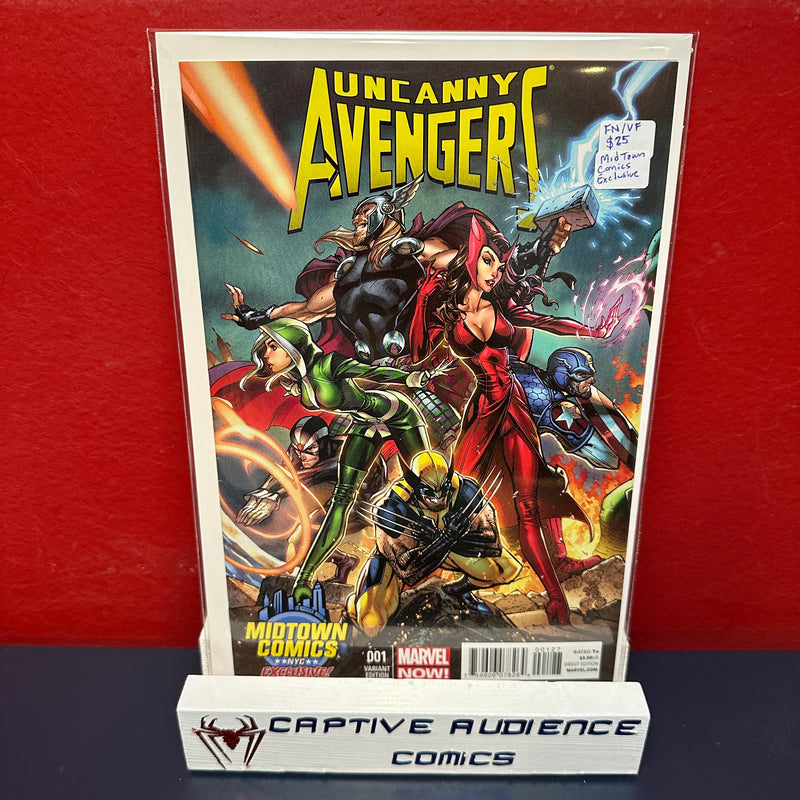 Uncanny Avengers, Vol. 1 #1 - Midtown Comics Exclusive - FN/VF